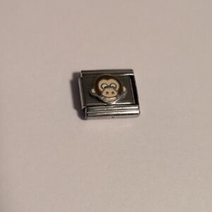 Silver Monkey Charm